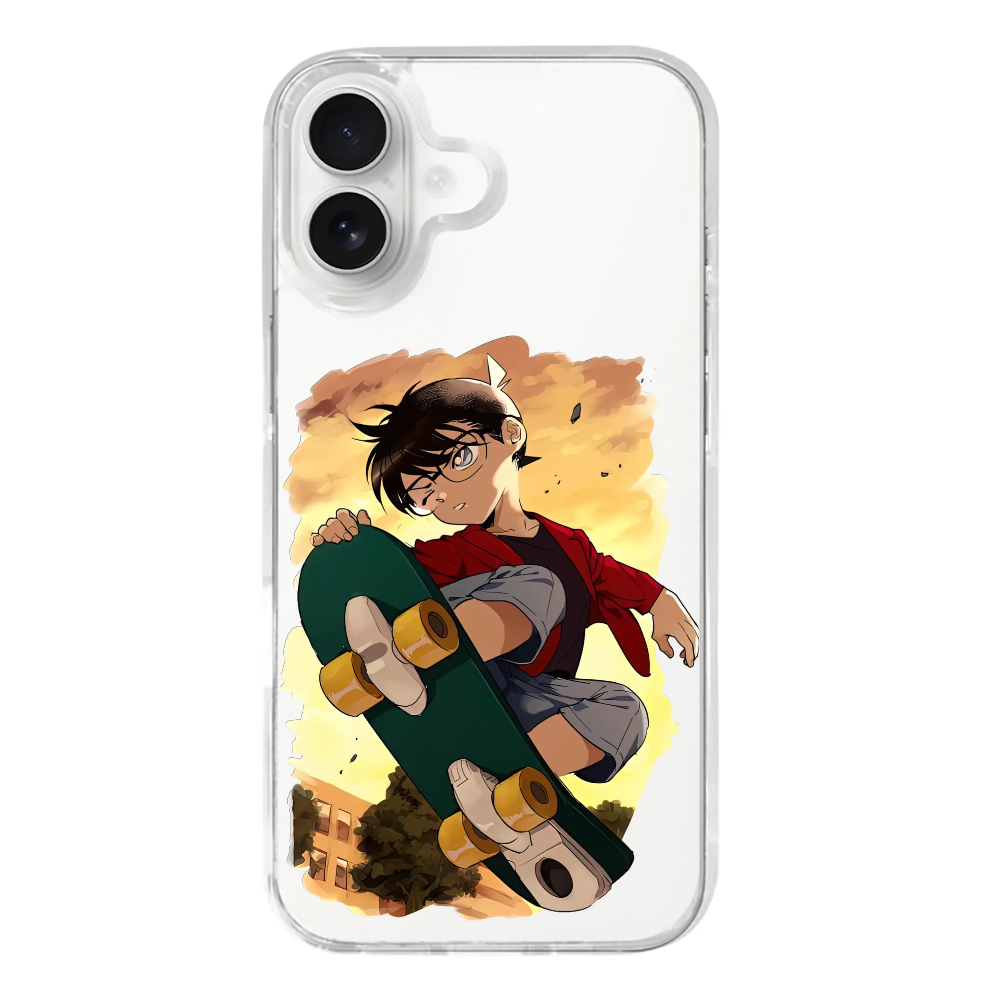 名探偵コナン グッズ 江戸川 コナン - iPhone 17シリーズ 透明スマホケース – 薄型・耐衝撃・精密フィット保護カバー